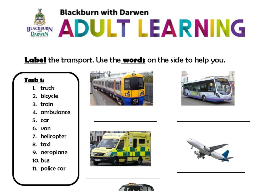 E1-Travel and transport sample